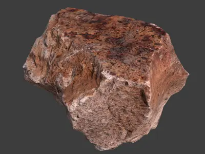 Debris Pack Low-poly 3D model