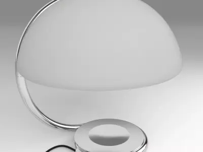 60 s lamp 3D model