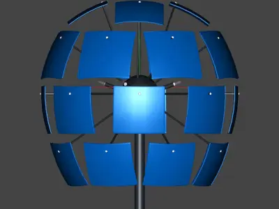 Modern Table Lamp Daz 3D model