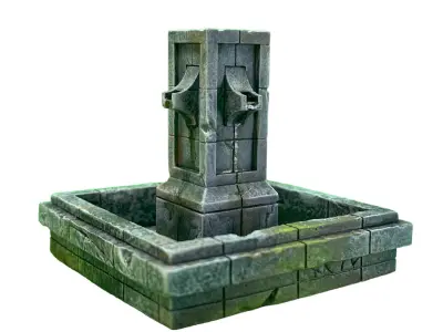 Village Square 3D print model