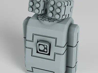 Modular Xeno Shield Wall 3D print model