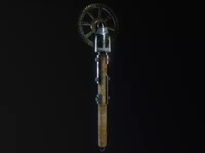 Gear Crusher Low-poly 3D model