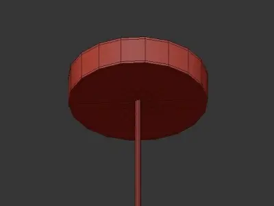 FOCUS glass pendant light - 3D model