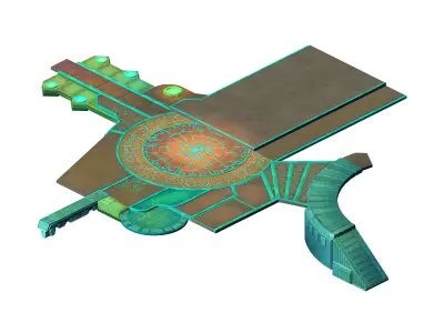 Relics - main city surface 3D model