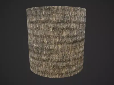 Straw Thatch Material Texture