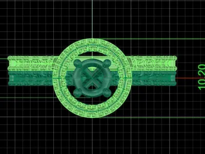 Jewelry ring 450 3D print model