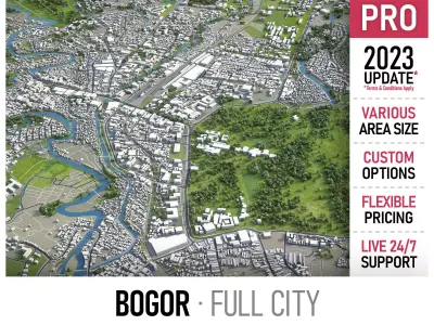 Bogor Low-poly 3D model