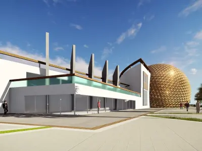 Cinema Project 3D model