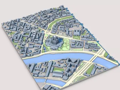 Cathedral of Christ the Saviour Moscow Russia 3D model