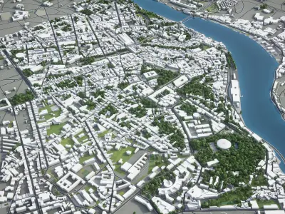 Porto Low-poly 3D model