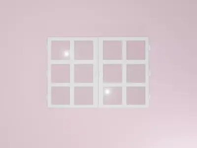  Window 3D Model  Design for Architectural  Low-poly 3D model