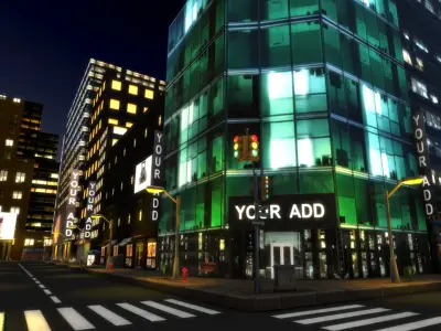 Modular City Pack Low-poly 3D model