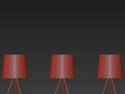 Eva Indirect light table lamp 3D model