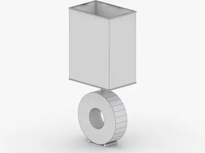 1400 - Table Lamp Low-poly 3D model
