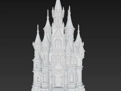 The Magic of Gothic Architecture at Home Detailed Gothic Castle  3D print model