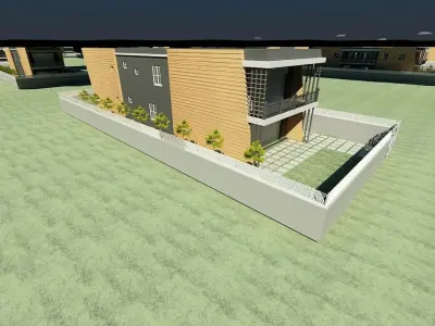 EXTERIOR OF VILLA 3D model