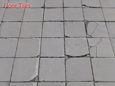 Ultra realistic Tiles Floor Scan 3D model