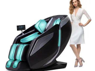 Healthrelife Business Class  full body massage  Low-poly 3D model