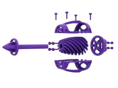 Pendant turbine 3D print model