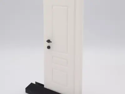 Functional Door style 4  3D print model
