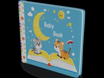 Baby and educational toys Baby Book 3D model