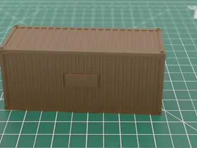 ISO Container 3D Print 3MF File 3D print model