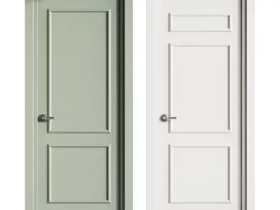 Modern entrance door 89 3D model