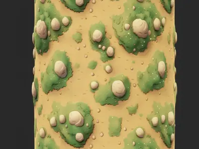 Stylized Ground Seamless Texture Texture 23