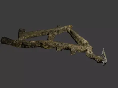 Scan of Tunnels Under Stranska Skala second floor Low-poly 3D model