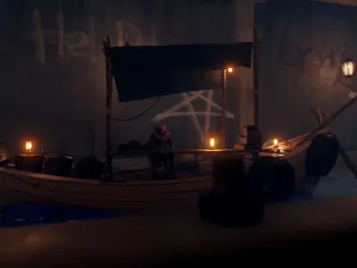  canal detail atmospheric environment  3D model