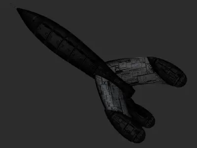  The red rocket from The Adventures of Tintin  3D print model