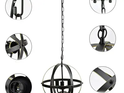 ceiling light 004 Free 3D model