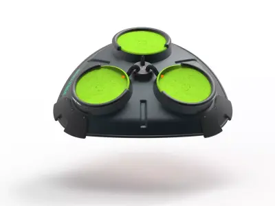 spacecraft 3D print model by designhus