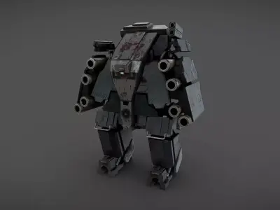 Mech 24 - Read Description Low-poly 3D model