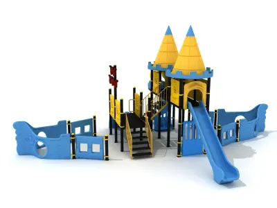 Big Ship Metal Playpen 041 3D model