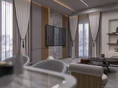Modern Home Reception  3D model