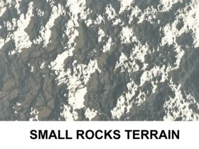 3d Terrain Small Rocks 3D model