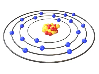Potassium Chemical Element v1 001 Low-poly 3D model