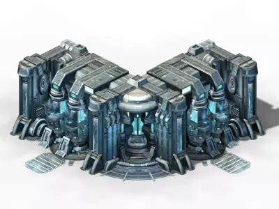 Wall container - connection angle 3D model