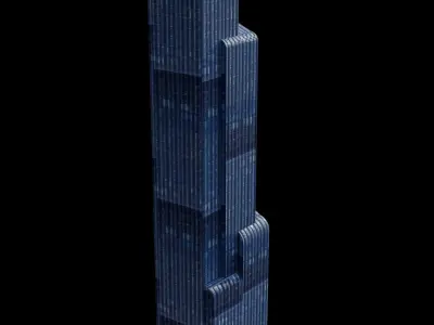 One57 - NYC Low-poly 3D model