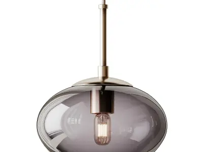 Opal and white pendant lamp from House doctor 3D model