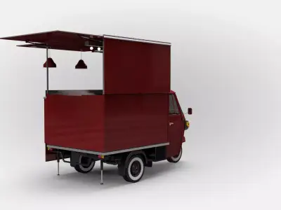 Ape Classic Food Truck 3D model