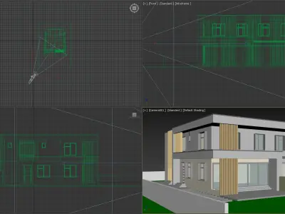 Modern House - ABD Low-poly 3D model