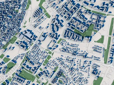 Visby City Gotland Sweden 3D model