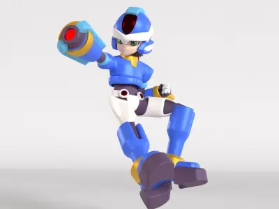 X Model - Megaman ZX 3D model