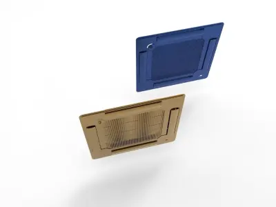 AC indoor office 3D model