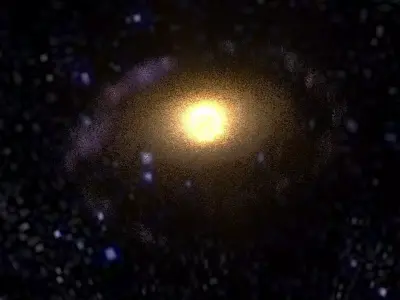 Lenticular Galaxy 3D model