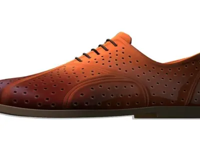 Cartoon High Poly Subdivision Brown Bots Low-poly 3D model