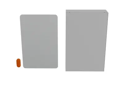 Tablet Blister and Cardboard Box 3D model