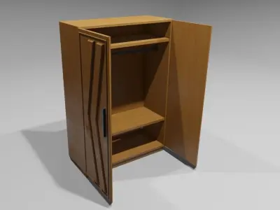 Wardrobe - Guarda Roupas Low-poly 3D model